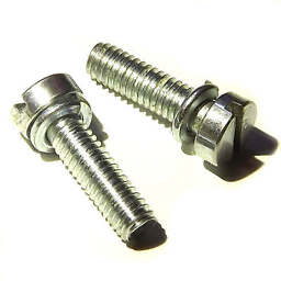 Pair of Cold Start Choke Mechanism Screws and Spring Washers for Weber DCOE