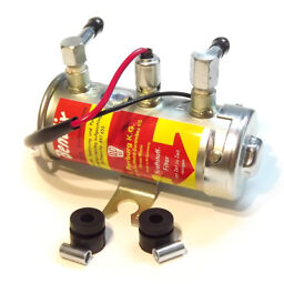 Bendix style FUEL PUMP 12V with spring loaded valve - Porsche, Ferrari - SILVER