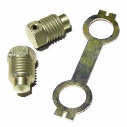 2pcs Venturi Locking Screw + lock washer Weber 45-48-50 DCOE 64840.003 52155.003