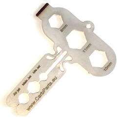 Weber key ring TOOL for 38/40/42/45/48 DCOE, 48/50/55 DCO, 36/40/44/48 IDF