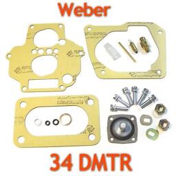 Weber 34DMTR Service kit repair rebuild tune up gasket set +175 valve+filter+pin