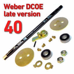 Throttle Spindle Shaft late WEBER 40 DCOE complete set repair kit 