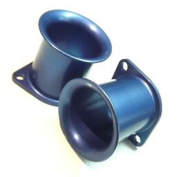 BLUE Velocity Stacks Air horns trumpets WEBER 40 DCOE IDF DELLORTO DHLA 60mm