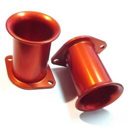 RED Velocity Stacks Air horns trumpets WEBER 44 IDF IDA DELLORTO 45 DHLA 75mm