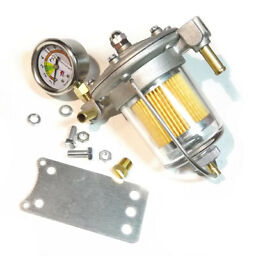 MALPASSI FILTER KING 85mm Fuel Pressure Regulator carburetor Glass with Gauge