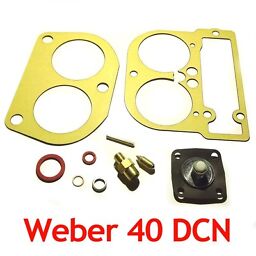 Weber 40 DCN service gasket kit repair set with diaphragm valve float pin